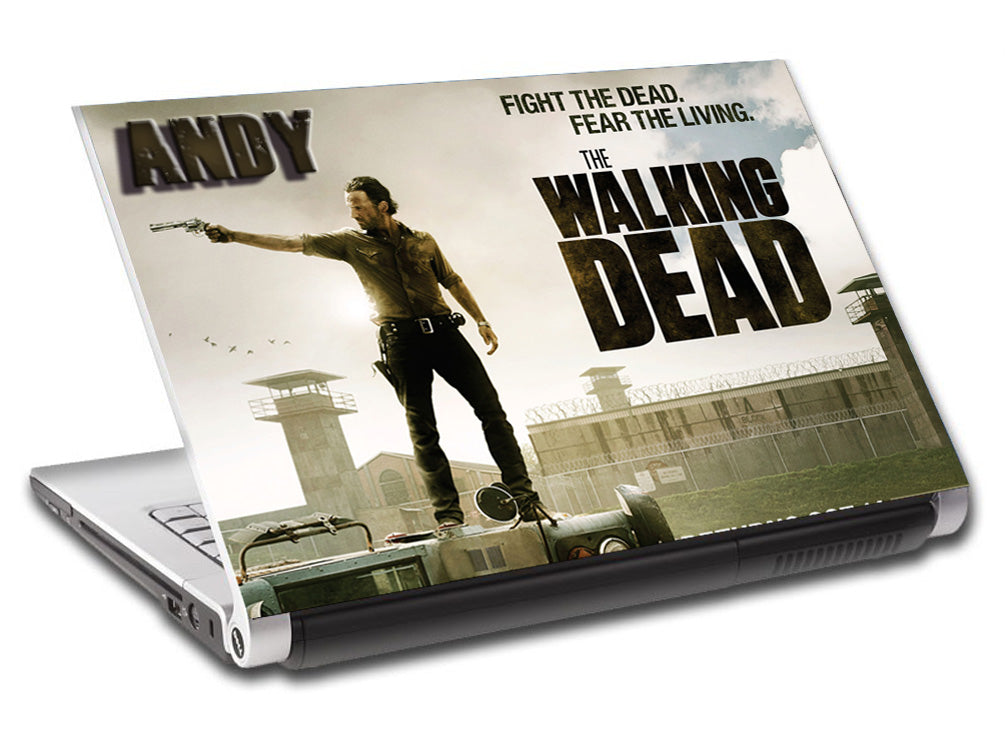 The Walking Dead Personalized LAPTOP Skin Vinyl Decal L155