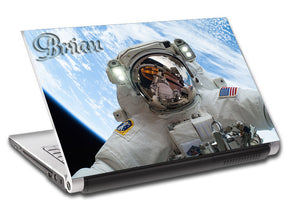 Astronaut Space Personalized LAPTOP Skin Vinyl Decal L181