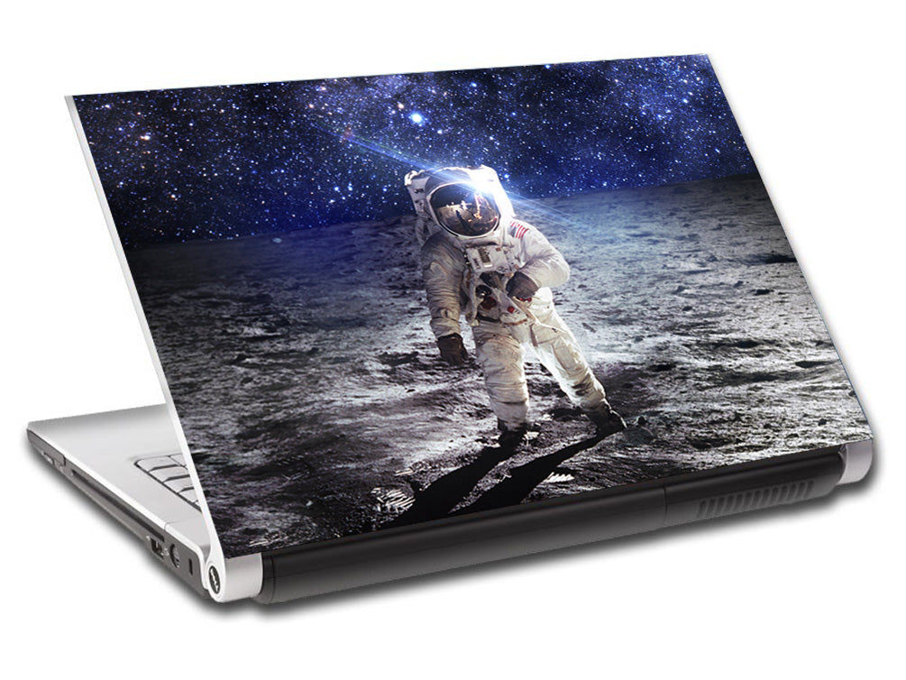 Astronaute espace lune personnalisé ordinateur portable peau vinyle autocollant L182