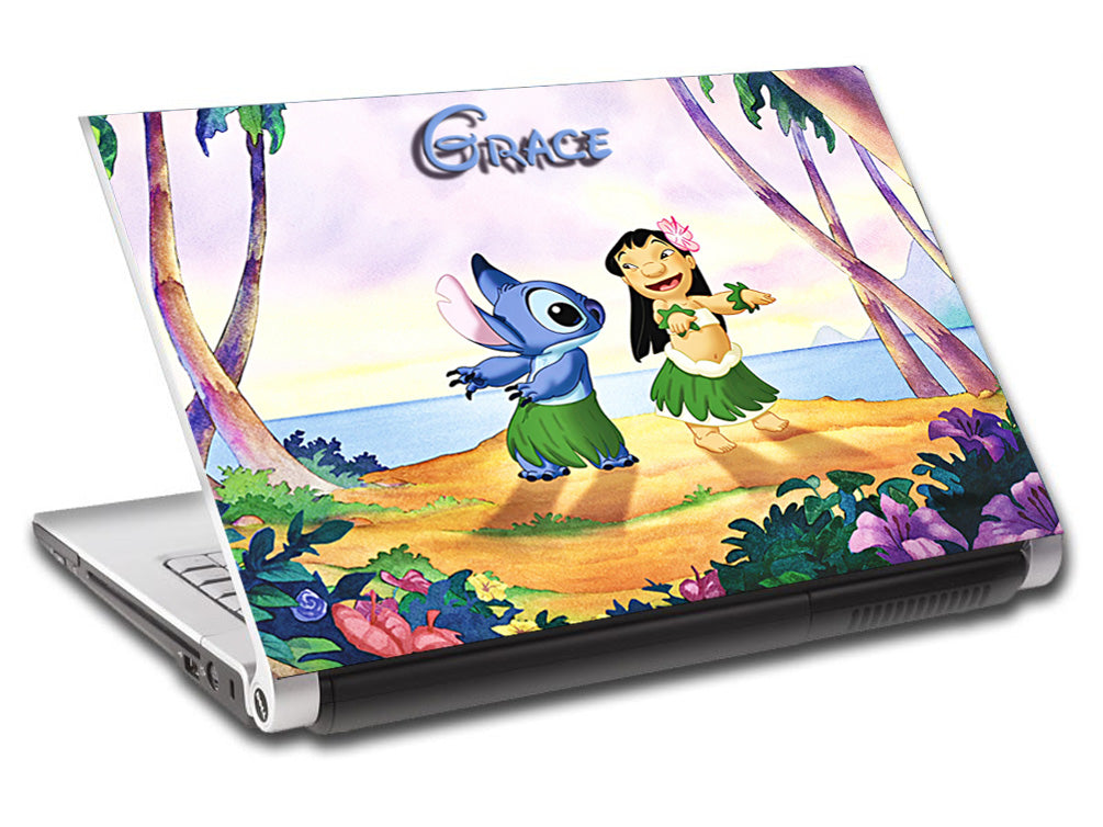 Lilo & Stitch Personalized LAPTOP Skin Vinyl Decal L189