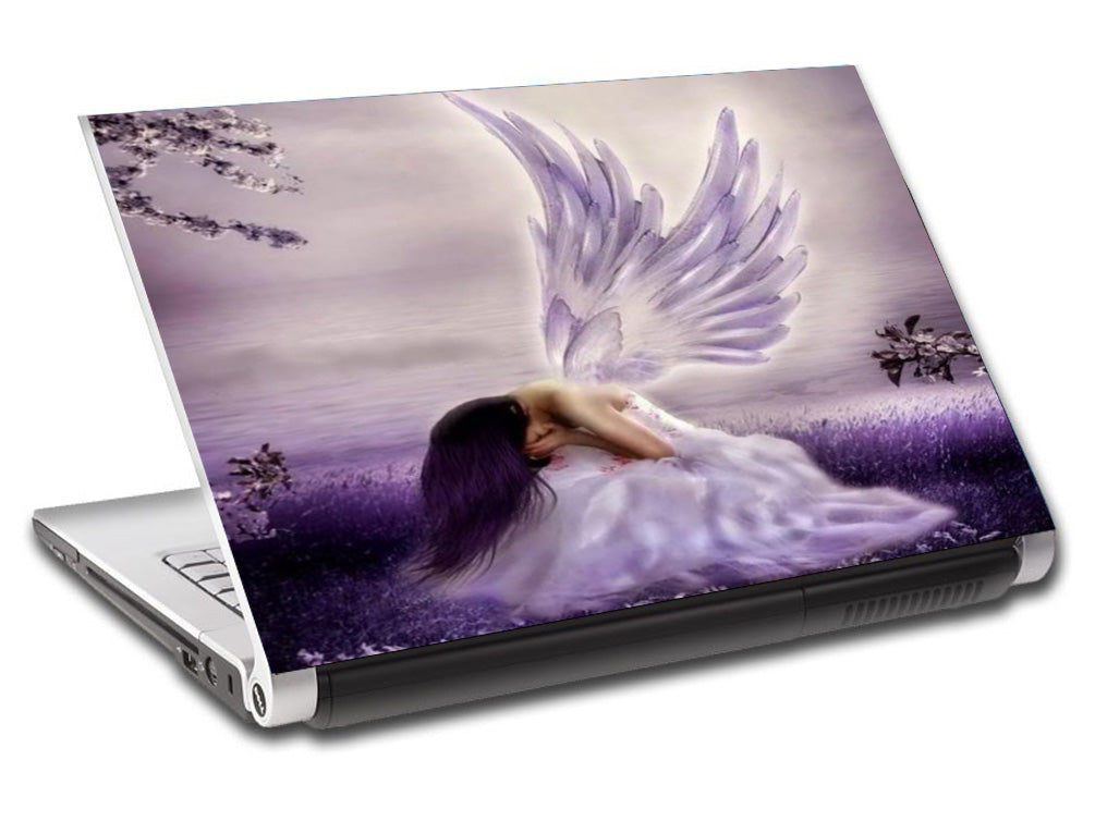 Pleurer ange personnalisé ordinateur portable peau vinyle autocollant L19