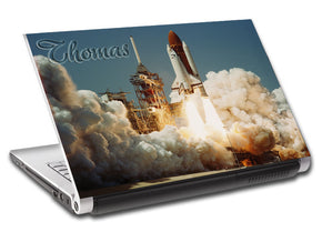 Space Shuttle Personalized LAPTOP Skin Vinyl Decal L201