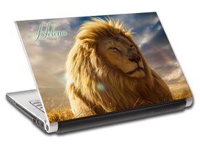 Lion Personalized LAPTOP Skin Vinyl Decal L212