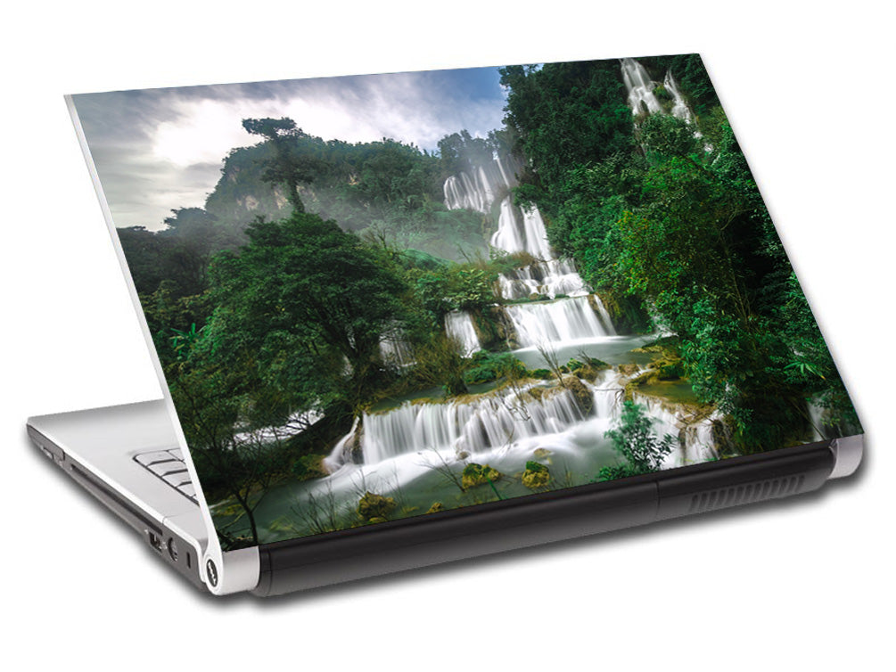 Waterfall Forest Ordinateur portable personnalisé Skin Vinyl Decal L219