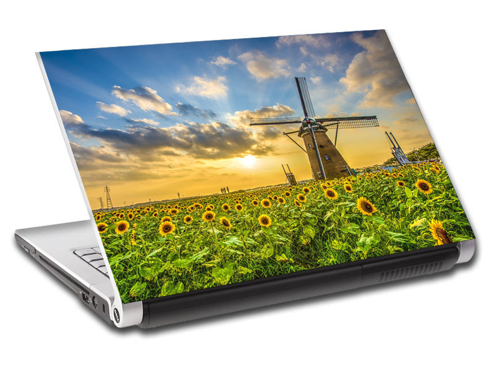 Sunflower Sunset Personalized Notebook skin Vinyl Decal l270