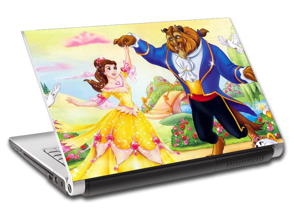 Beauty & The Beast Personnalisé LAPTOP Skin Vinyl Decal L280