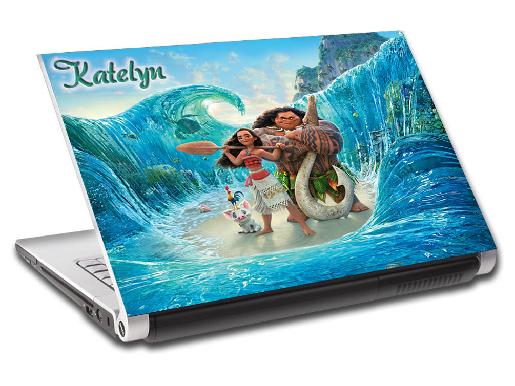 Moana personnalisé ordinateur portable peau vinyle autocollant L296