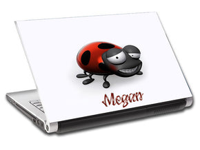 Ladybug Beetle Personalized LAPTOP Skin Vinyl Decal L32