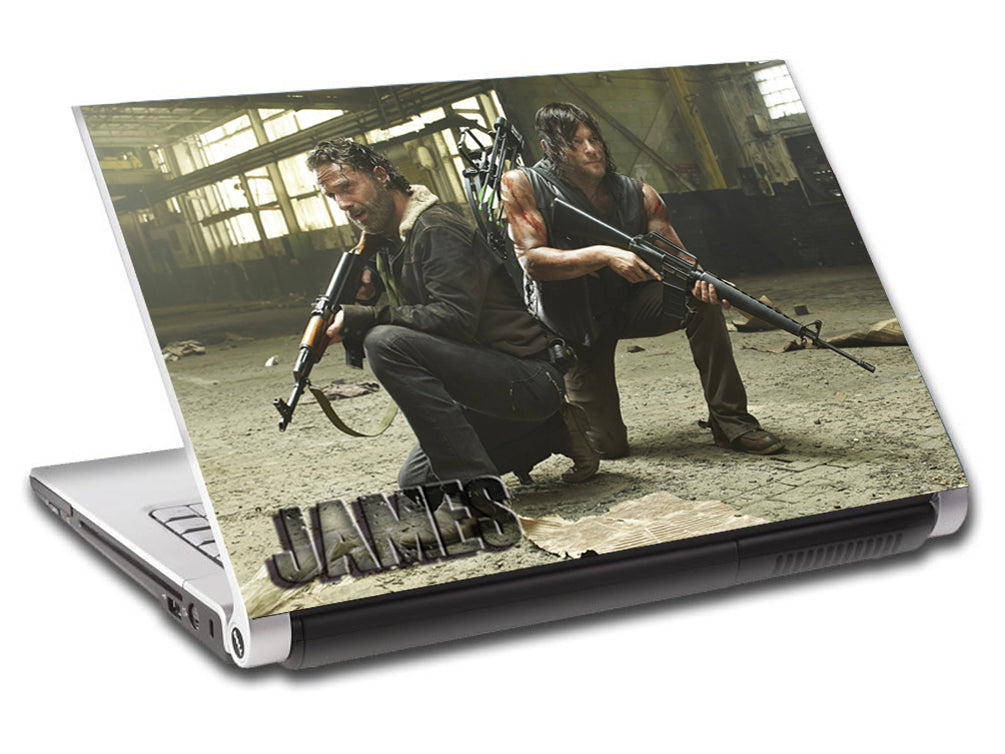 The Walking Dead Personalized LAPTOP Skin Vinyl Decal L345
