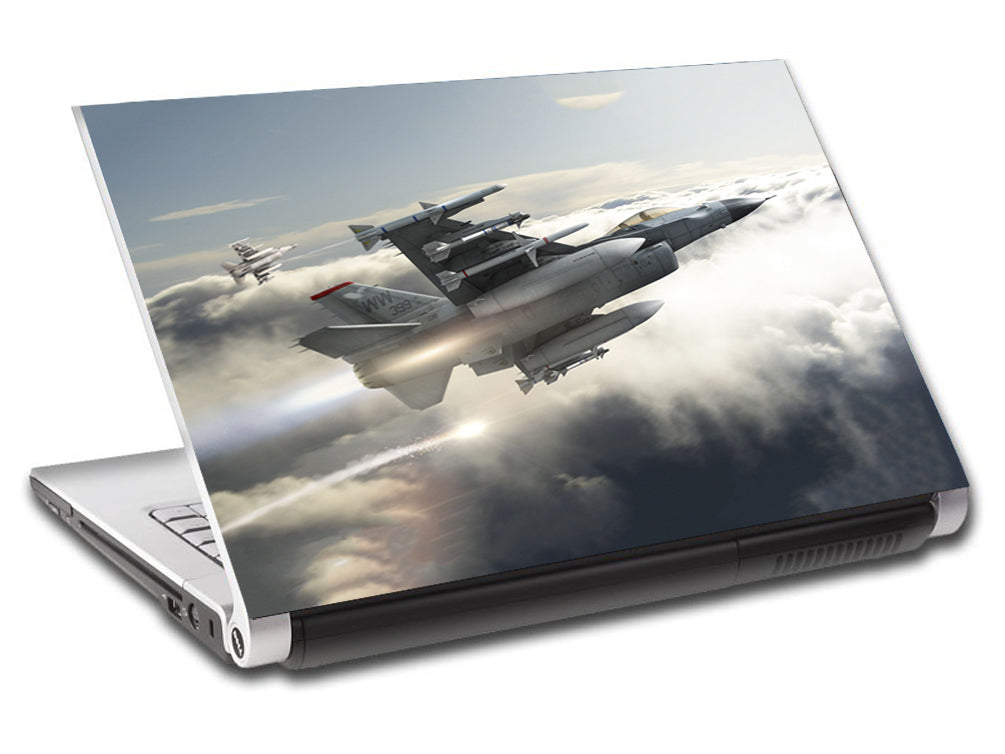 Avion de chasse Personnalisé LAPTOP Skin Vinyl Decal L388