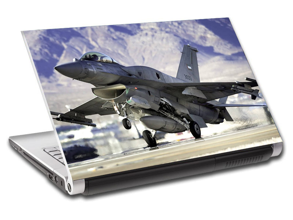 Avion de chasse Personnalisé LAPTOP Skin Vinyl Decal L389
