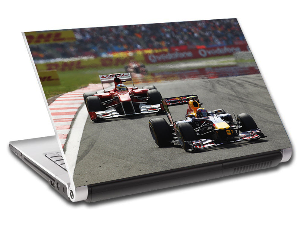 F1 Race voiture Personnalisée LAPTOP Skin Vinyl Decal L421