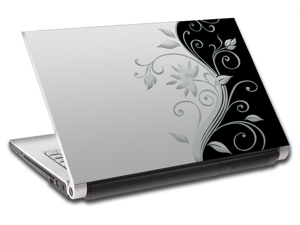 Fleur Vines Personnalisées LAPTOP Peau Vinyl Decal L46