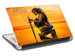 Super Heroes Personalized LAPTOP Skin Vinyl Decal L487
