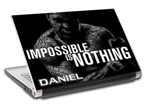 Boxing Personalized LAPTOP Skin Vinyl Decal L492