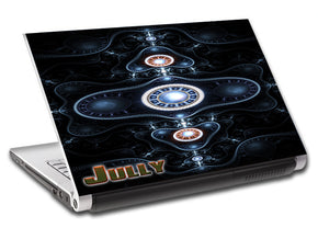 Abstract DJ Personalized LAPTOP Skin Vinyl Decal L546