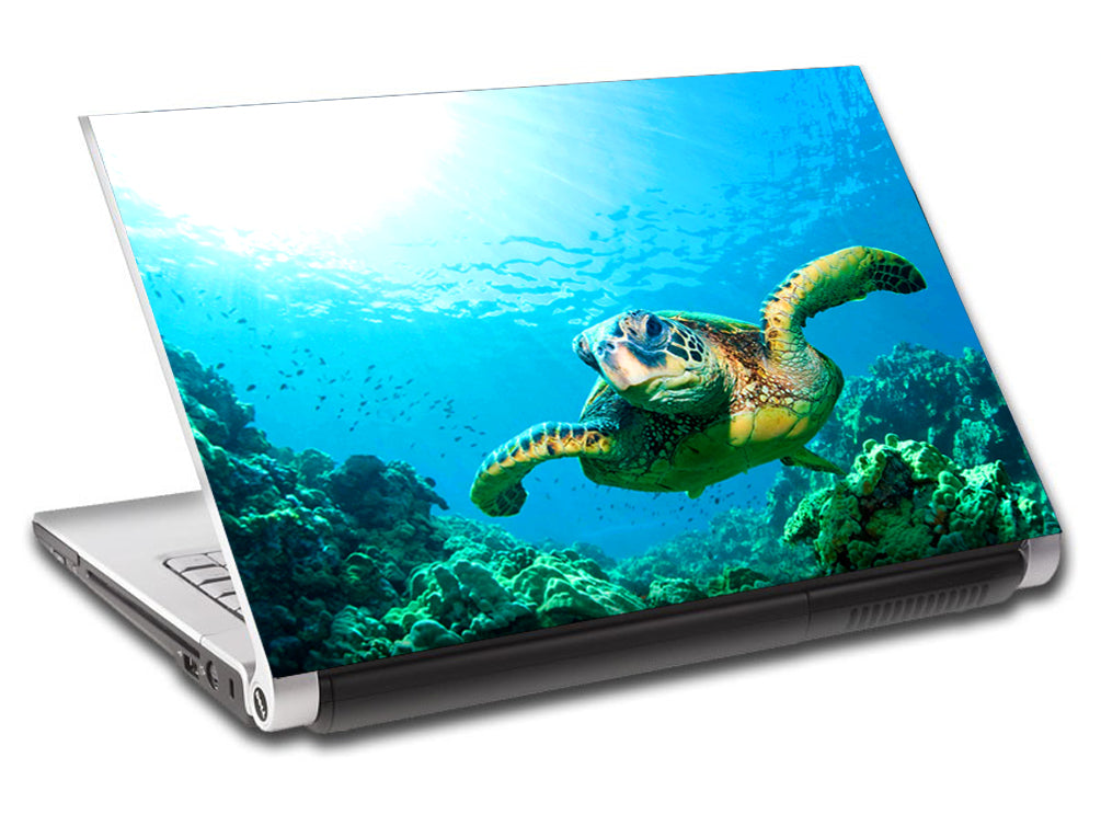 Tortue de mer Ordinateur portable personnalisé Skin Vinyl Decal L560