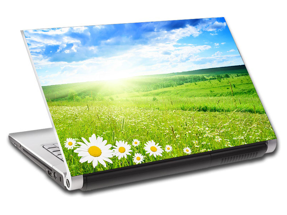 Flower Hill Sunrise Ordinateur portable personnalisé Skin Vinyl Decal L569
