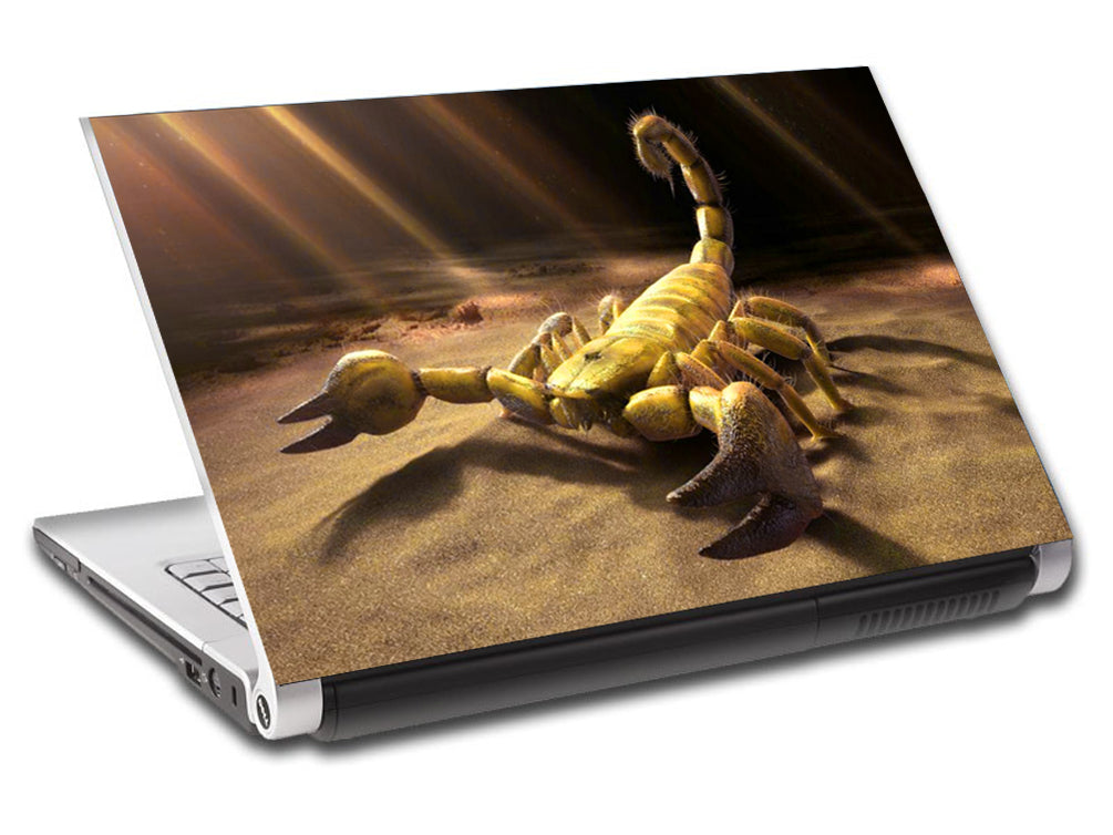Yellow Scorpion Personnalisée LAPTOP Skin Vinyl Decal L584
