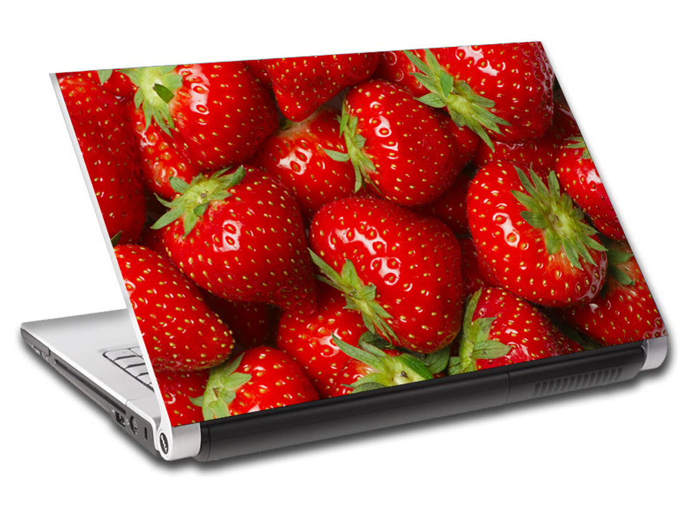 Fraises fruits personnalisé ordinateur portable peau vinyle autocollant L612