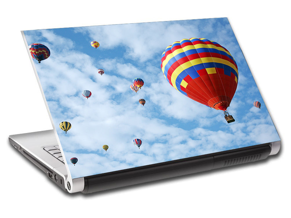 Balade en montgolfière personnalisée LAPTOP Skin vinyle autocollant L646
