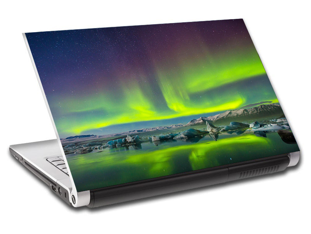 Aurora Borealis Northern Lights Personalized LAPTOP Skin Vinyl Decal L689