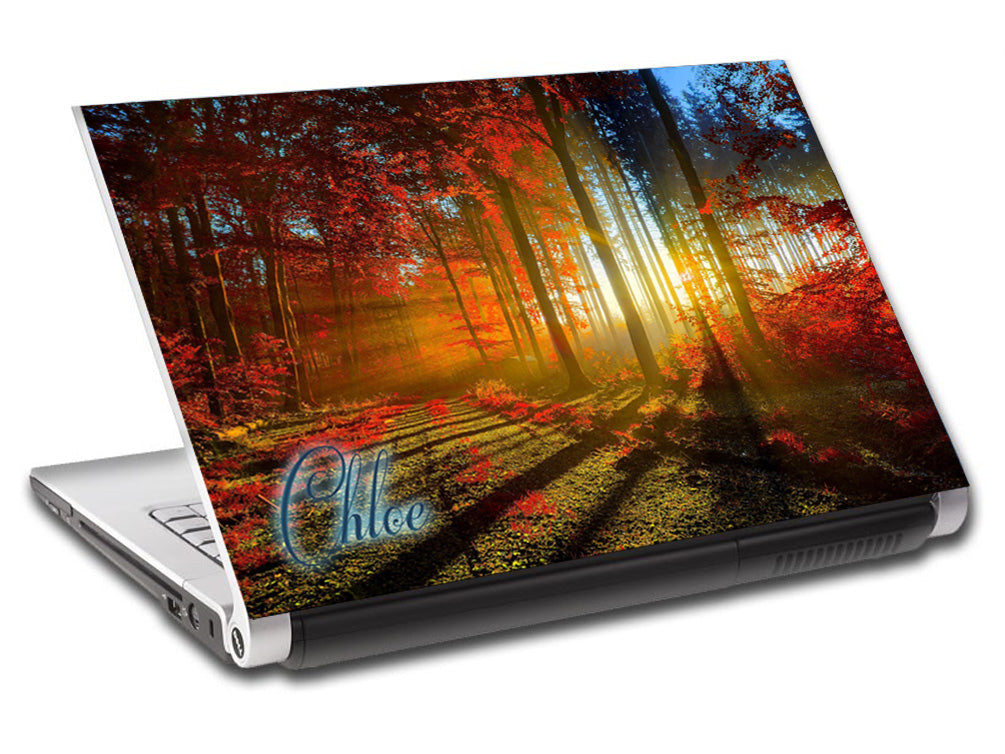 Fantasy Forest Trees Personnalisé LAPTOP Skin Vinyl Decal L69