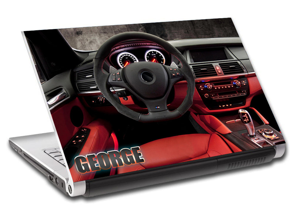 BMW intérieur voiture de luxe personnalisé ordinateur portable peau vinyle autocollant L708