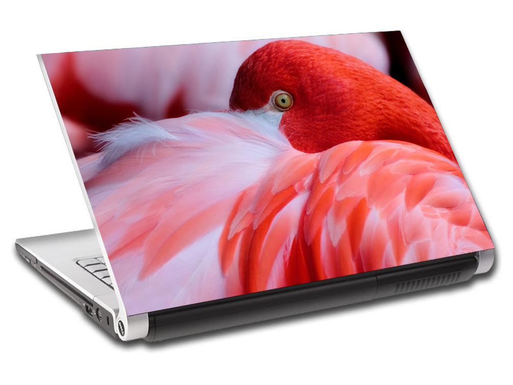 Red Flamingo Personalized LAPTOP Skin Vinyl Decal L715