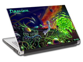 Rick & Morty Personalized LAPTOP Skin Vinyl Decal L727