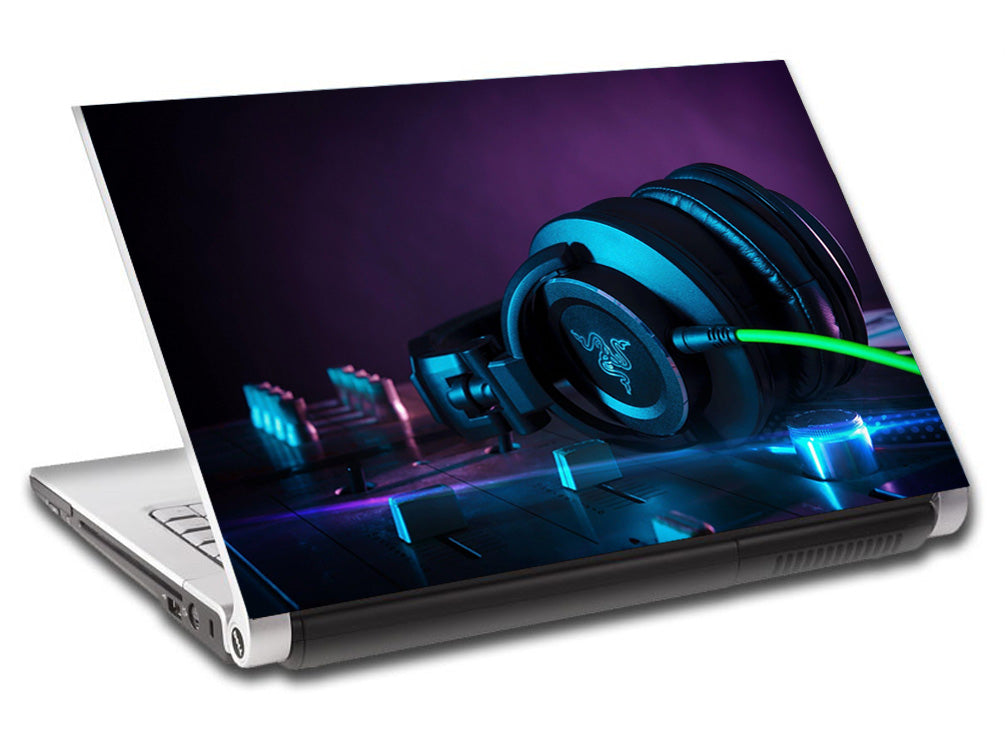 DJ Turn Tables Music Personalized LAPTOP Skin Vinyl Decal L736