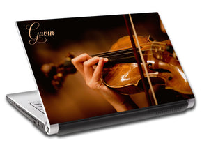 Violin Personalized LAPTOP Skin Vinyl Decal L738