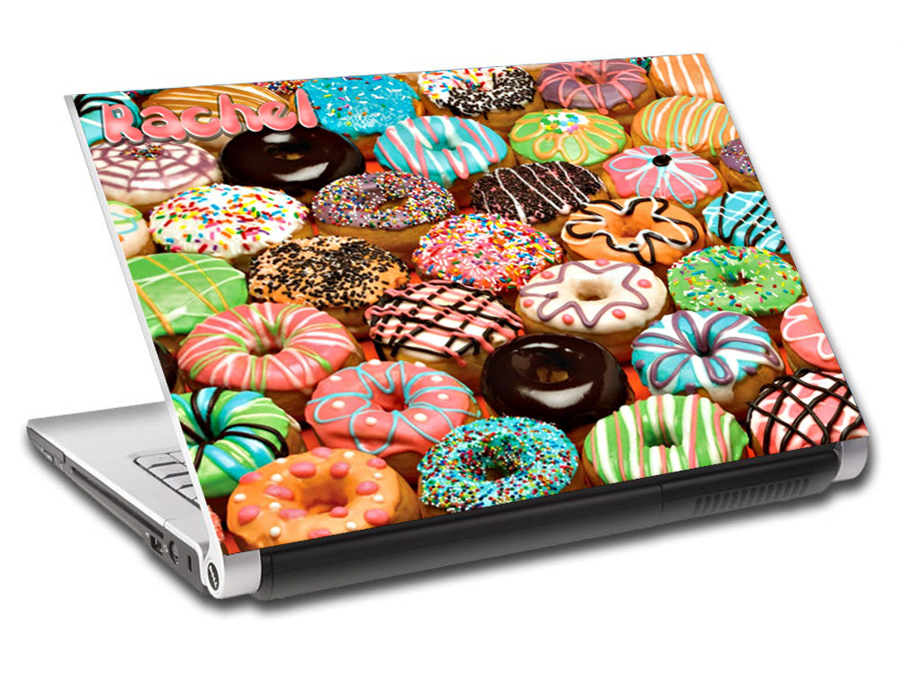 Beignets personnalisés ordinateur portable peau vinyle autocollant L760