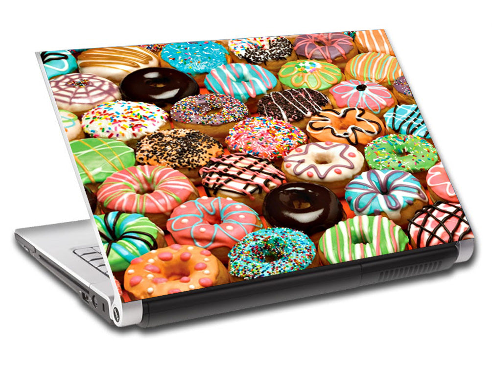 Beignets personnalisés ordinateur portable peau vinyle autocollant L760
