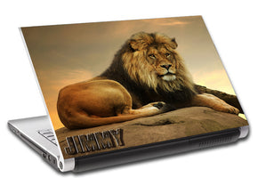 Lion Safari Personalized LAPTOP Skin Vinyl Decal L779