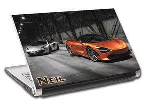 McLaren 72S Sports Car Personalized LAPTOP Skin Vinyl Decal L804