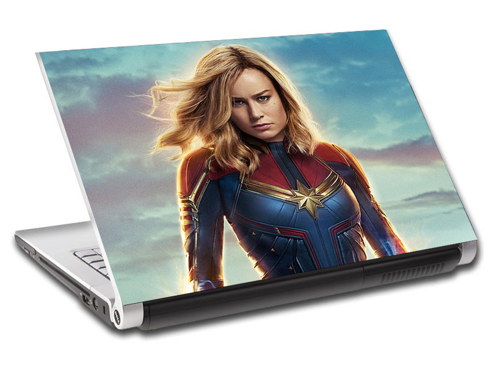 Captain Marvel Super Heroes Personalized LAPTOP Skin Vinyl Decal L868