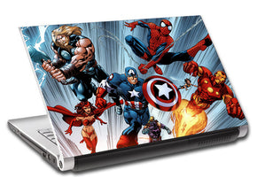 Captain Marvel Super Heroes Personnalisé LAPTOP Skin Vinyl Decal L87