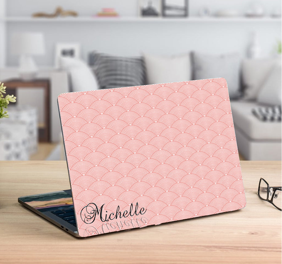 Motif japonais personnalisé ordinateur portable peau vinyle autocollant L923