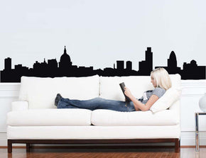 Londres Skyline Wall Sticker Decal Stencil Silhouette ST94