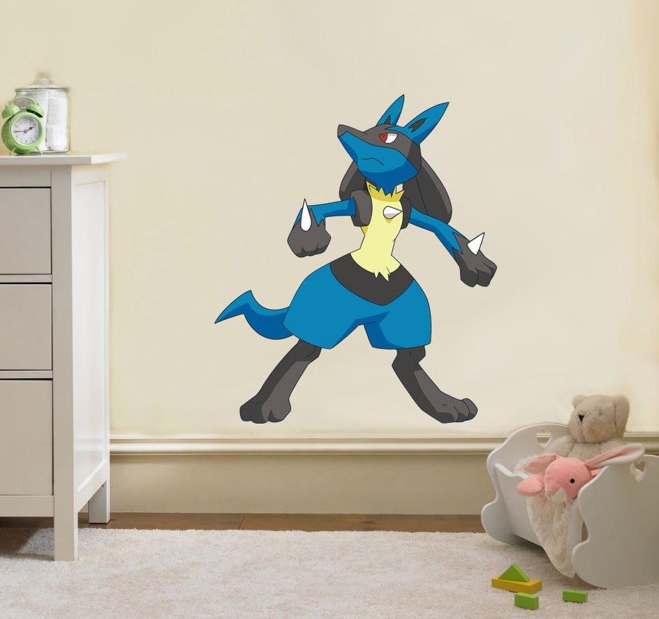 Lucario Pokemon Wall Decal c363