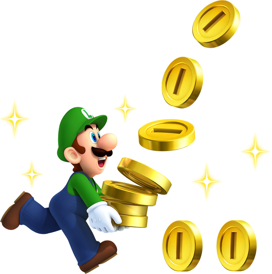 Luigi Super Mario Bros Wall Sticker Decal 019