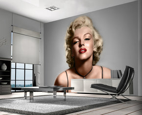 Marilyn Monroe Woven Self-Adhesive Removable Wallpaper Modern Mural M108