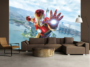 Super Heroes Woven Self-Adhesive Removable Wallpaper Modern Mural M147