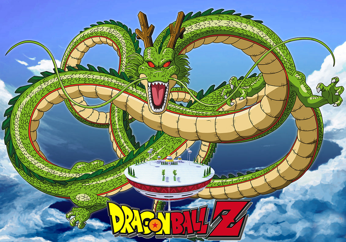 SHENRON Dragon Ball Z Woven Self-Adhesive Removable Wallpaper Modern Mural M152