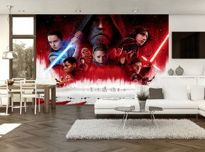Star Wars Woven Self-Adhesive Removable Wallpaper Modern Mural M240
