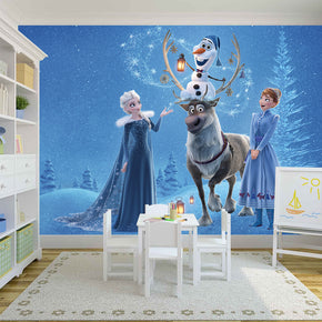 Frozen Woven Self-Adhesive Removable Wallpaper Modern Mural M59