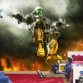 Halo Master Chief Self-Adhesive Removable Wallpaper Modern Mural M97