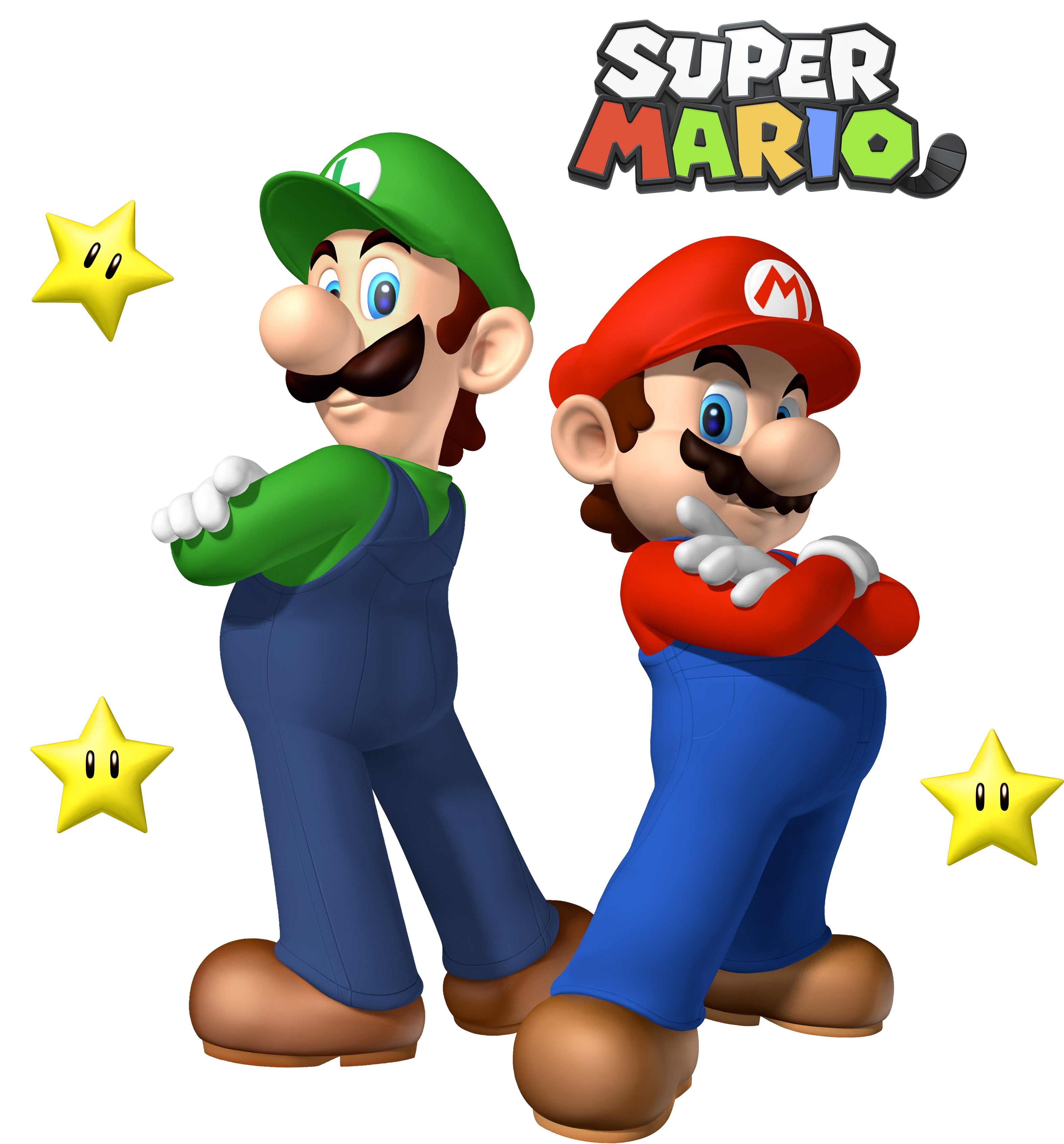 Super Mario Bros Characters Wall Sticker Decal 001
