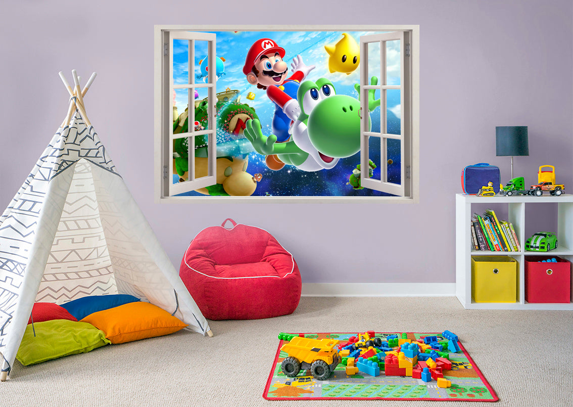 Personnages de jeu vidéo 3D Window Wall Sticker Décalque 033